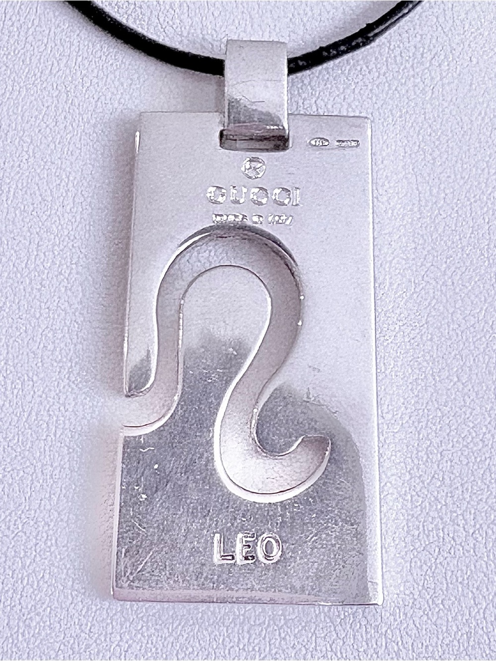Gucci 925 Sterling Silver Leo Zodiac Pendant - Pendant Only - Picture 2 of 5